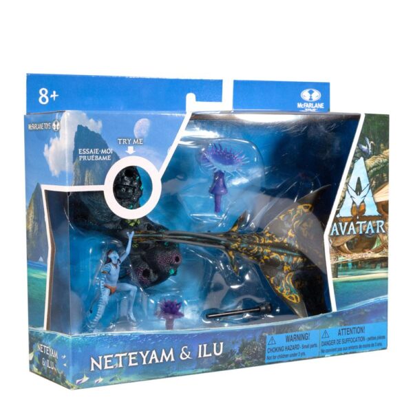 Avatar: The Way of Water Deluxe Medium Akció Figuras Neteyam & Ilu