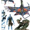 Avatar: The Way of Water Akció Figura Recom Quaritch & RDA Banshee (Gold Label)