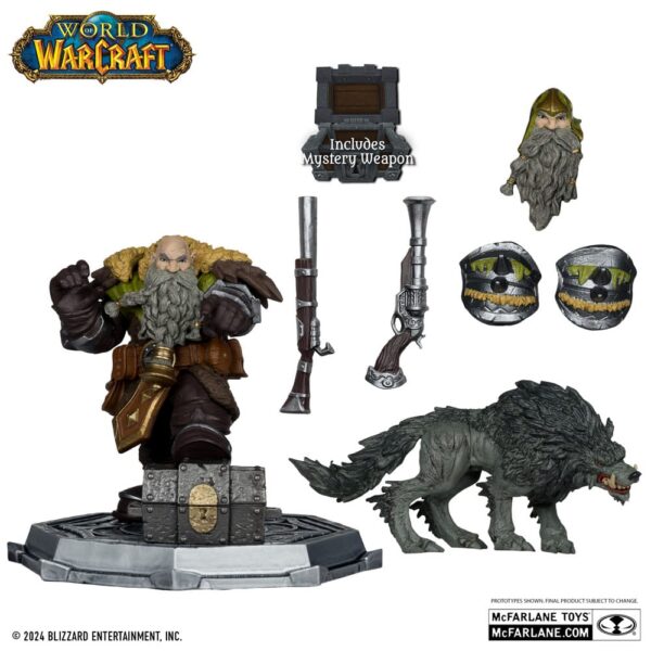 World of Warcraft Akció Figuras Dwarf Hunter & Pandaren 15 cm Assortment (8)