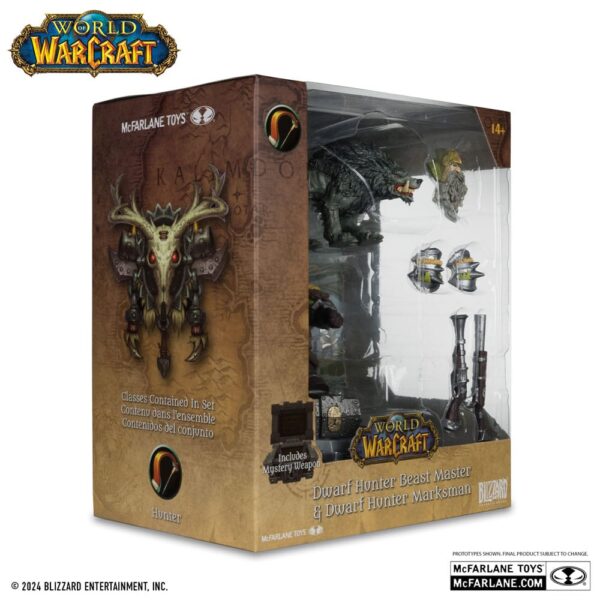World of Warcraft Akció Figuras Dwarf Hunter & Pandaren 15 cm Assortment (8)