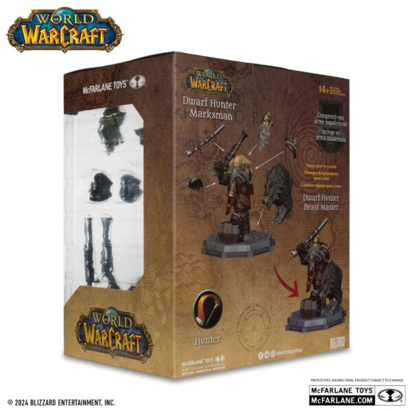 World of Warcraft Akció Figuras Dwarf Hunter & Pandaren 15 cm Assortment (8)