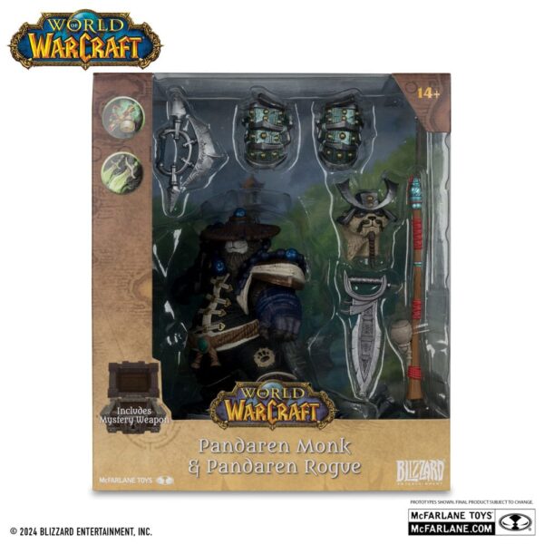 World of Warcraft Akció Figuras Dwarf Hunter & Pandaren 15 cm Assortment (8)
