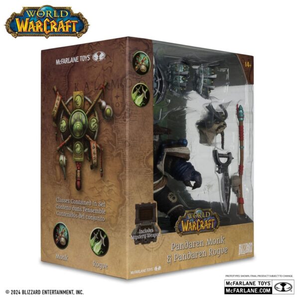 World of Warcraft Akció Figuras Dwarf Hunter & Pandaren 15 cm Assortment (8)