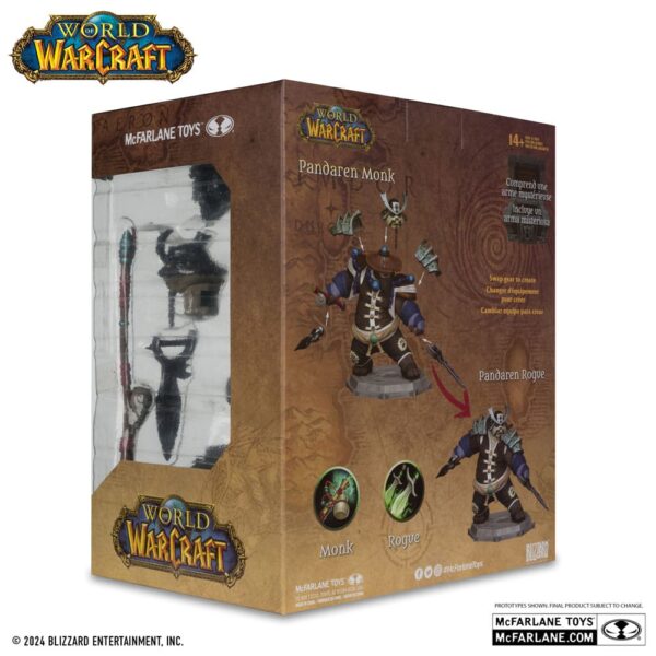 World of Warcraft Akció Figuras Dwarf Hunter & Pandaren 15 cm Assortment (8)