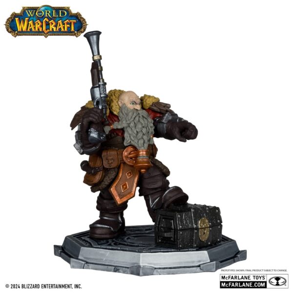 World of Warcraft PVC Szobor 2-Pack 1/12 Dwarf Hunter: Beast Master & Pandaren: Monk (Gold Label) 15 cm
