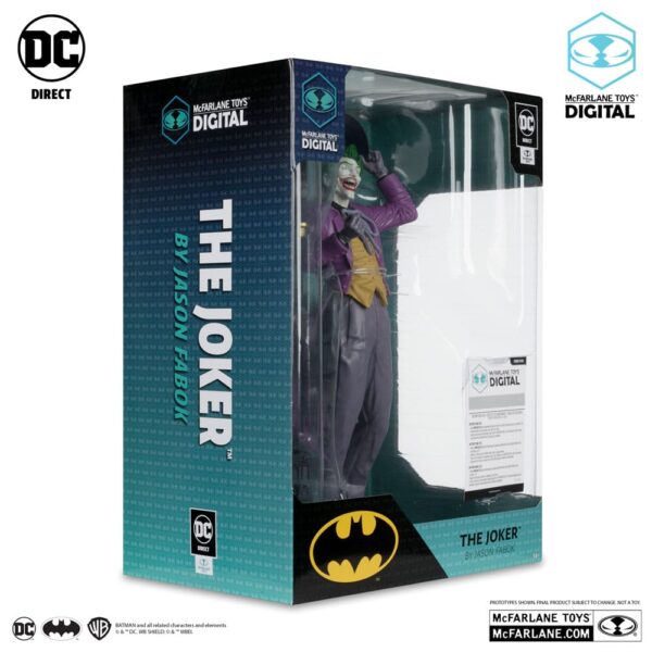 DC Direct PVC Szobor 1/6 The Joker by Jason Fabok (McFarlane Digital) 29 cm