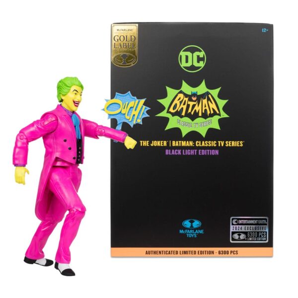 DC Multiverse Akció Figura BM66 The Joker (Black Light) (Gold Label) 18 cm