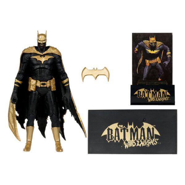 DC Multiverse Akció Figura Batman of Earth-22 Infected (Dark Metal) Knightmare Edition (Gold Label) 18 cm