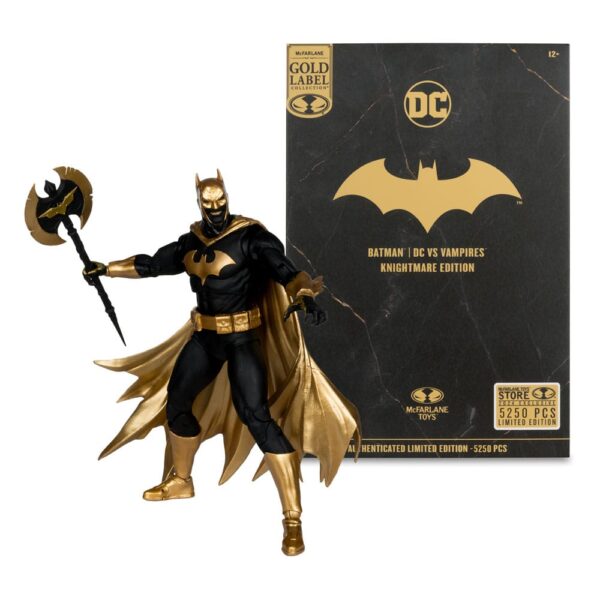 DC Multiverse Akció Figura Batman (DC vs Vampires) Knightmare Edition (Gold Label) 18 cm