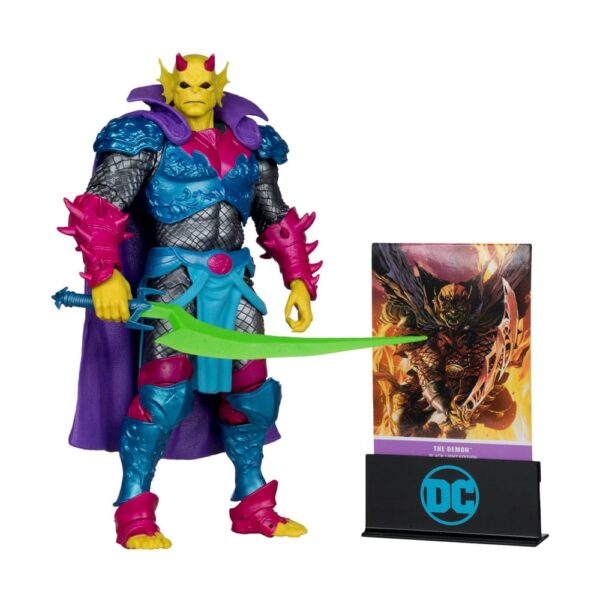 DC Multiverse Akció Figura The Demon (Demon Knights) Black Light Edition (Gold Label) 18 cm