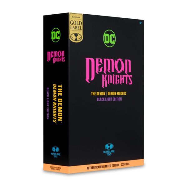 DC Multiverse Akció Figura The Demon (Demon Knights) Black Light Edition (Gold Label) 18 cm