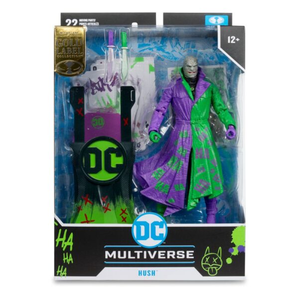 DC Multiverse Akció Figura Hush (Batman: Hush) Jokerized (Gold Label) 18 cm