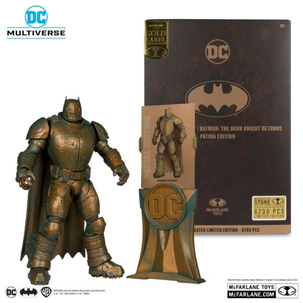 DC Multiverse Akció Figura Armored Batman (Batman: The Dark Knight Returns) Patina Edition (Gold Label) 18 cm