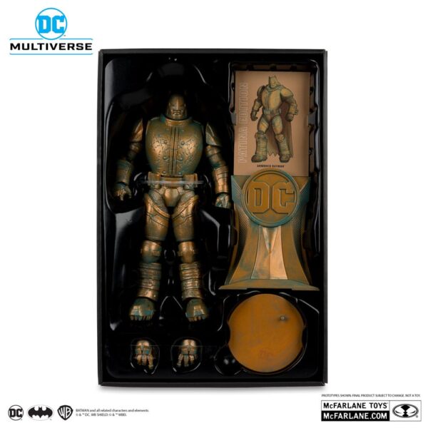DC Multiverse Akció Figura Armored Batman (Batman: The Dark Knight Returns) Patina Edition (Gold Label) 18 cm