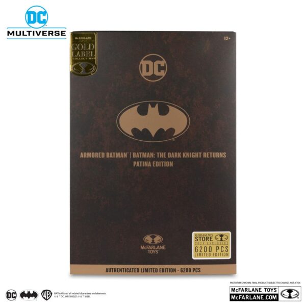 DC Multiverse Akció Figura Armored Batman (Batman: The Dark Knight Returns) Patina Edition (Gold Label) 18 cm