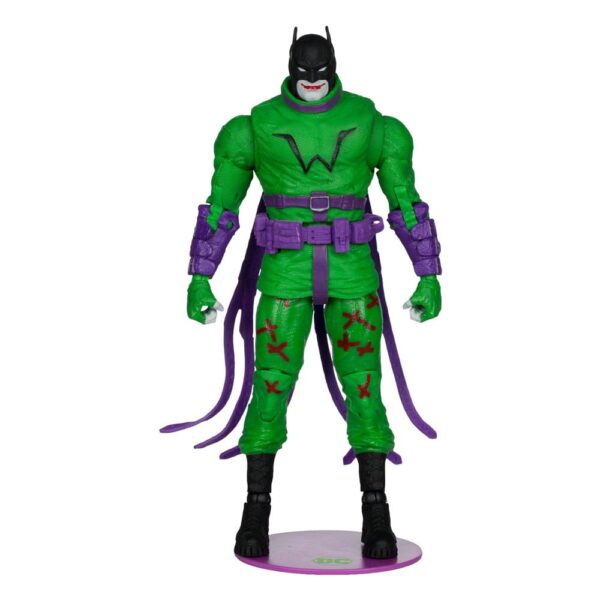 DC Multiverse Akció Figura Batman (Batman: Last Knight on Earth) Jokerized (Gold Label) 18 cm