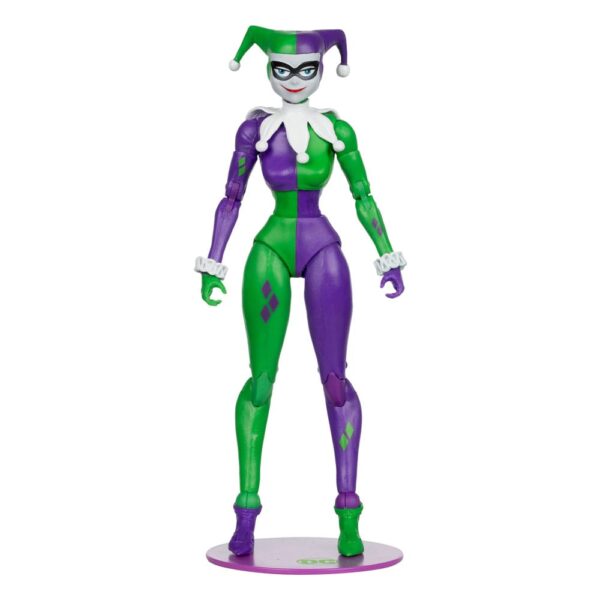 DC Multiverse Akció Figura Harley Quinn (DC Classic) Jokerized (Gold Label) 18 cm