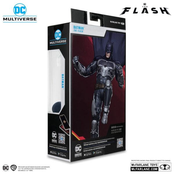 The Flash DC Multiverse Akció Figura Batman (Platinum Edition) 18 cm