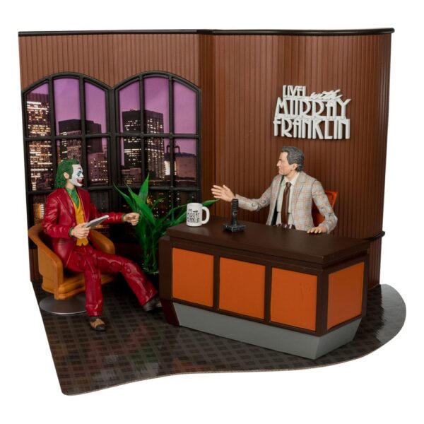 Joker DC Multiverse (Joker Movie) Deluxe Colllector Akció Figura The Joker (Live with Murray Franklin) Limited Edition 18 cm