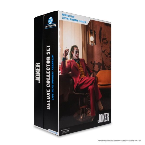 Joker DC Multiverse (Joker Movie) Deluxe Colllector Akció Figura The Joker (Live with Murray Franklin) Limited Edition 18 cm
