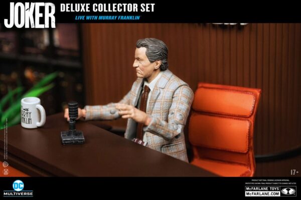 Joker DC Multiverse (Joker Movie) Deluxe Colllector Akció Figura The Joker (Live with Murray Franklin) Limited Edition 18 cm