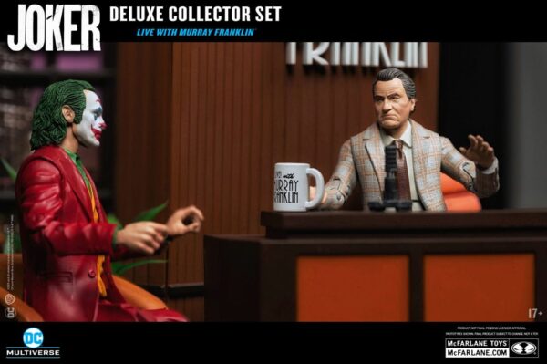 Joker DC Multiverse (Joker Movie) Deluxe Colllector Akció Figura The Joker (Live with Murray Franklin) Limited Edition 18 cm