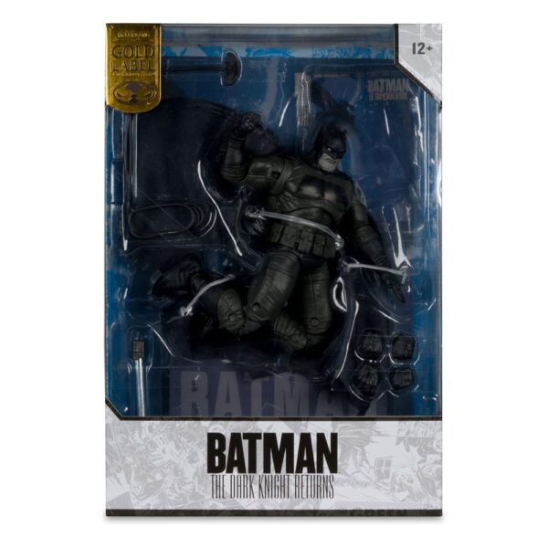 DC Multiverse McFarlane Cover Recreations Akció Figura Batman (Batman: The Dark Knight Returns #1) (Gold Label) 18 cm
