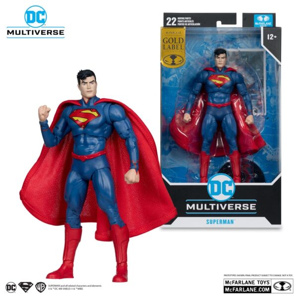 The New 52 DC Multiverse Akció Figura Superman (Gold Label) 18 cm