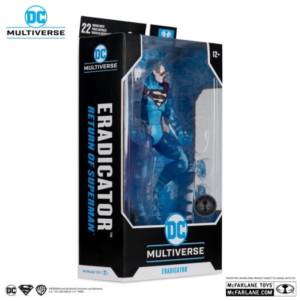 Return of Superman DC Multiverse Akció Figura Eradicator (Platinum Edition) 18 cm