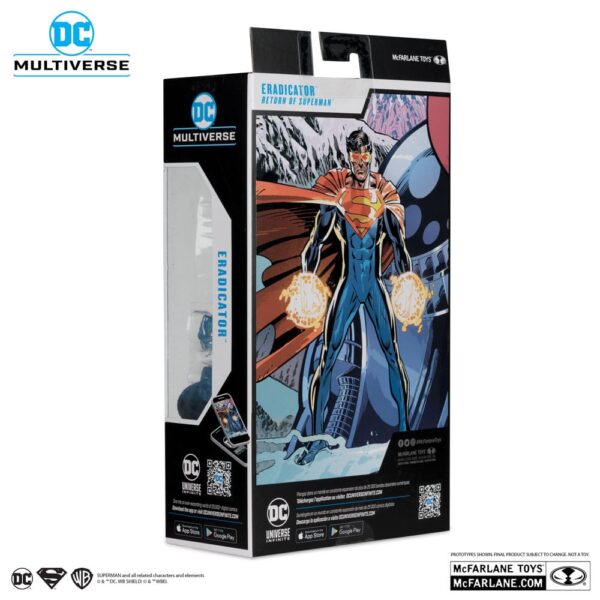Return of Superman DC Multiverse Akció Figura Eradicator (Platinum Edition) 18 cm