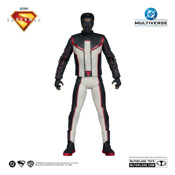 Superman (2025) DC Multiverse Deluxe Theatrical Edition Akció Figura Mr. Terrific (Red Platinum Edition) 18 cm