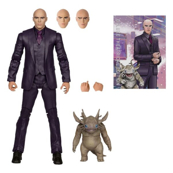 Superman (2025) DC Multiverse Deluxe Akció Figura Lex Luthor with Baby Kaiju (Deluxe Theatrical Edition) 18 cm