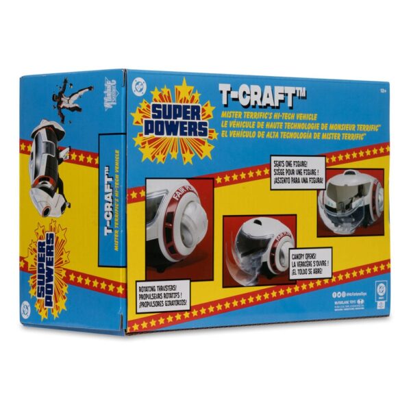 Superman (2025) DC Direct Super Powers Akció Figura Járművel Mr. Terrific & T-Craft