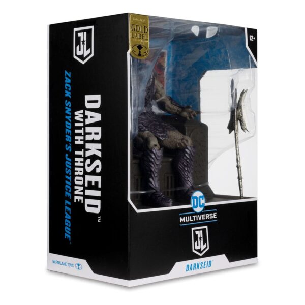 Zack Snyder's Justice League DC Multiverse Mega Akció Figura Darkseid with Throne (Gold Label) 24 cm