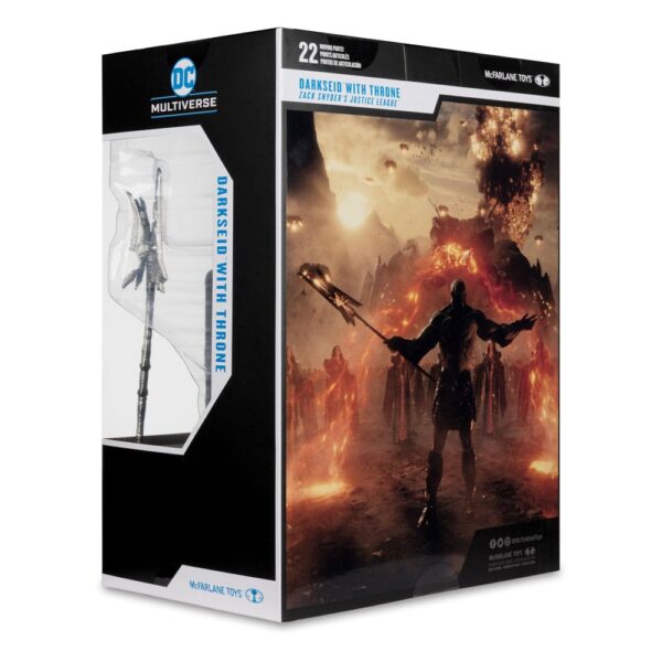 Zack Snyder's Justice League DC Multiverse Mega Akció Figura Darkseid with Throne (Gold Label) 24 cm