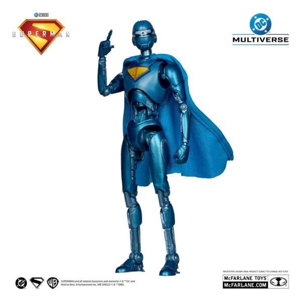 Superman (2025) DC Multiverse Deluxe Akció Figura Superman Robot (Red Platinum Edition) 18 cm