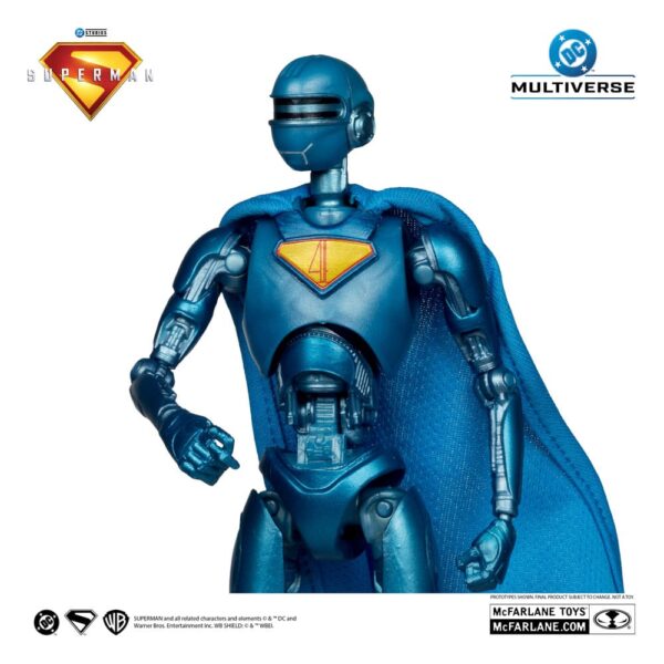 Superman (2025) DC Multiverse Deluxe Akció Figura Superman Robot (Red Platinum Edition) 18 cm