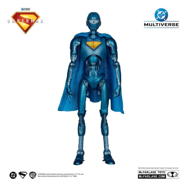 Superman (2025) DC Multiverse Deluxe Akció Figura Superman Robot (Red Platinum Edition) 18 cm