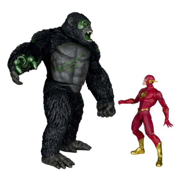 DC Multiverse Akció Figura 2-Pack Flash vs. Titano 18 cm