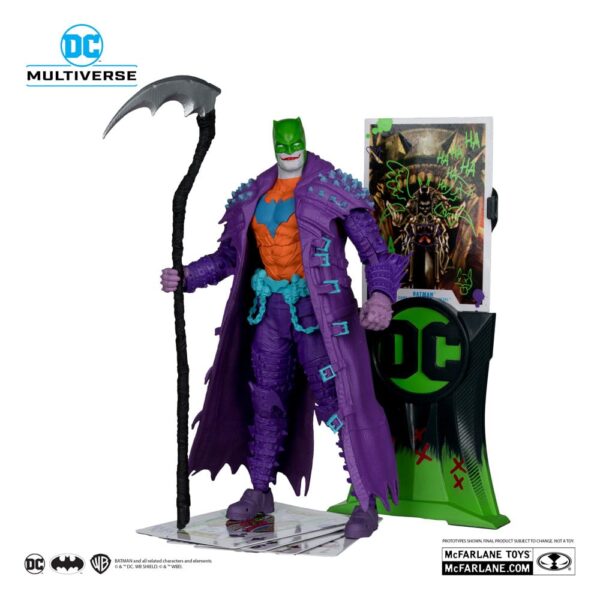 DC Multiverse Akció Figura Batman (Dark Nights: Death Metal) Jokerized (Gold Label) 18 cm