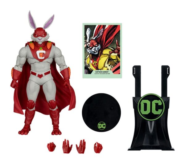 DC Multiverse Akció Figura Captain Carrot (Justice League Incarnate) Glow In The Dark Edition (Gold Label) 18 cm