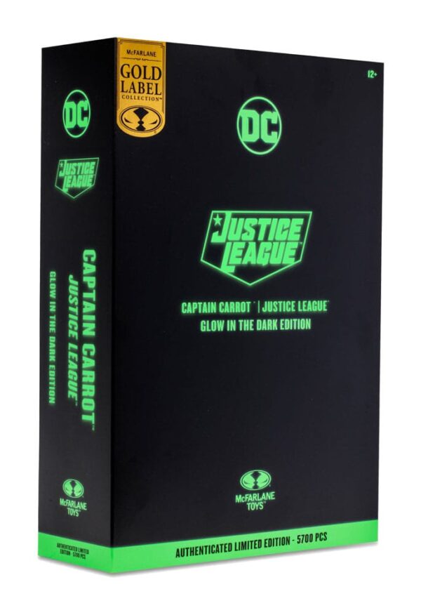 DC Multiverse Akció Figura Captain Carrot (Justice League Incarnate) Glow In The Dark Edition (Gold Label) 18 cm