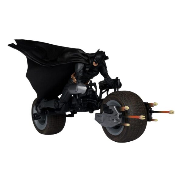 The Dark Knight DC Multiverse Akció Figura Járművel Batman & The Batpod 18 cm