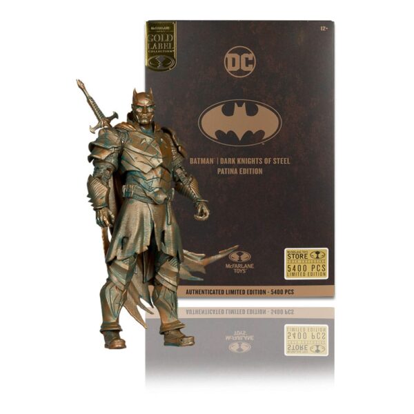 DC Multiverse Akció Figura Batman (Dark Knights of Steel) (Gold Label) 18 cm