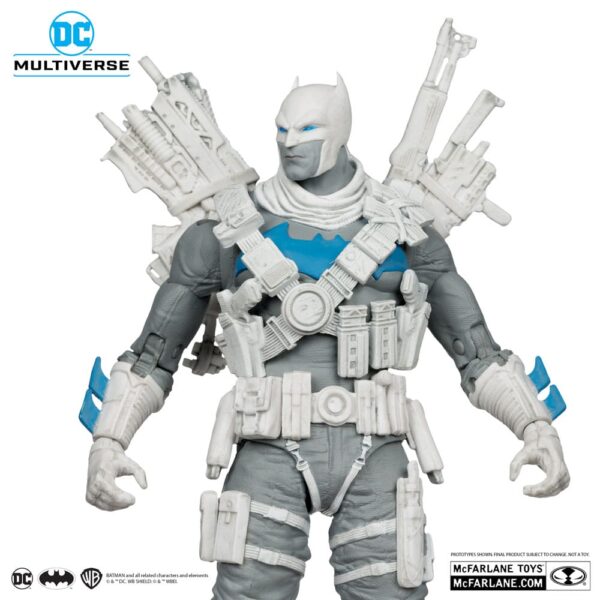 DC Multiverse Akció Figura The Grim Knight (Dark Nights Metal) (Black & White Accent Edition) (Gold Label) 18 cm