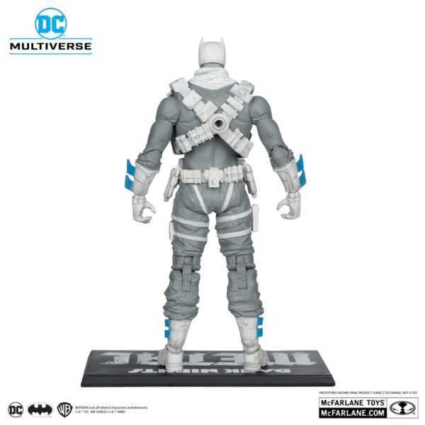 DC Multiverse Akció Figura The Grim Knight (Dark Nights Metal) (Black & White Accent Edition) (Gold Label) 18 cm