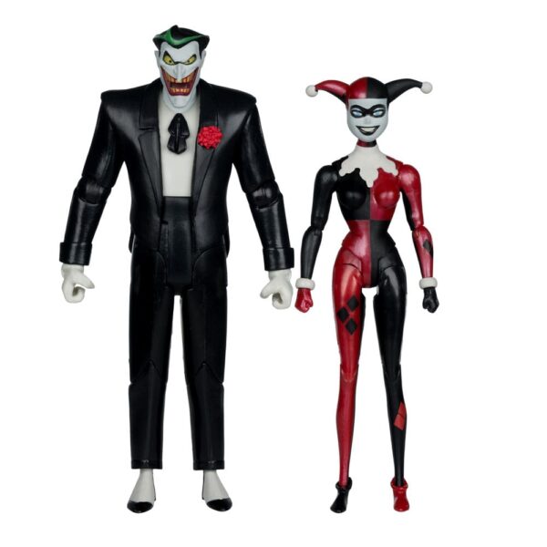 Batman: The Animated Series DC Direct Akció Figuras Harley Quinn & The Joker (Mad Love) (Gold Label) 18 cm