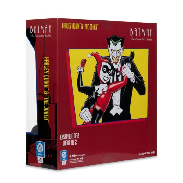 Batman: The Animated Series DC Direct Akció Figuras Harley Quinn & The Joker (Mad Love) (Gold Label) 18 cm