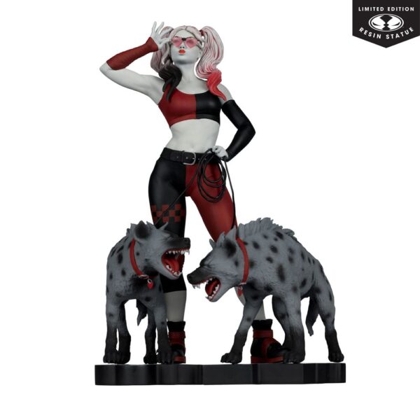 DC Direct Harley Quinn: Red, White & Black Szobor 1/10 Harley Quinn by Jenny Frison 19 cm