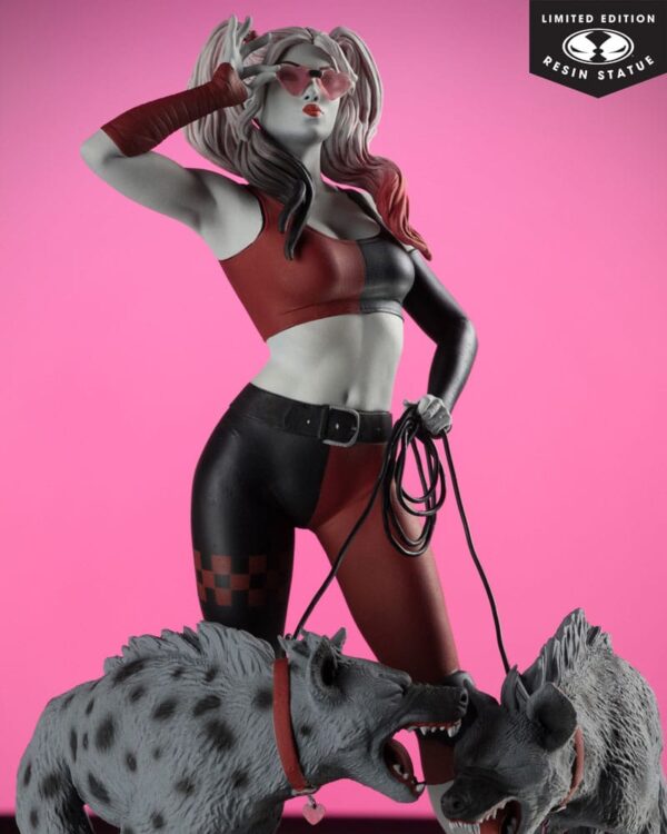 DC Direct Harley Quinn: Red, White & Black Szobor 1/10 Harley Quinn by Jenny Frison 19 cm